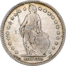 Switzerland, Franc, Helvetia, 1901, Bern, Silver, EF(40-45), KM:29a