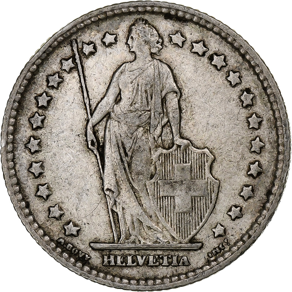 Suiza, Franc, Helvetia, 1903, Bern, Plata, EBC, KM:29a