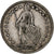 Switzerland, Franc, Helvetia, 1905, Bern, Silver, EF(40-45), KM:29a
