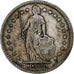 Suiza, Franc, Helvetia, 1906, Bern, Plata, MBC, KM:29a