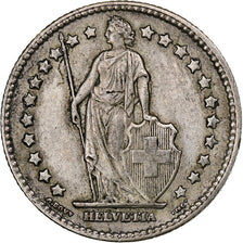 Svizzera, Franc, Helvetia, 1906, Bern, Argento, SPL-, KM:29a