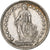 Suiza, Franc, Helvetia, 1907, Bern, Plata, EBC, KM:29a