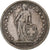 Switzerland, Franc, Helvetia, 1907, Bern, Silver, VF(30-35), KM:29a