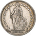 Switzerland, Franc, Helvetia, 1908, Bern, Silver, AU(55-58), KM:29a