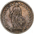Switzerland, Franc, Helvetia, 1910, Bern, Silver, EF(40-45), KM:29a