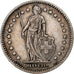 Suiza, Franc, Helvetia, 1911, Bern, Plata, EBC, KM:29a