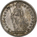 Switzerland, Franc, Helvetia, 1912, Bern, Silver, AU(50-53), KM:29a