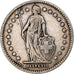 Switzerland, Franc, Helvetia, 1916, Bern, Silver, VF(30-35), KM:29a