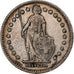 Switzerland, Franc, Helvetia, 1920, Bern, Silver, EF(40-45), KM:29a