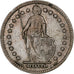 Switzerland, Franc, Helvetia, 1931, Bern, Silver, AU(50-53), KM:29a