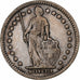 Switzerland, Franc, Helvetia, 1932, Bern, Silver, EF(40-45), KM:29a