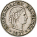 Szwajcaria, 10 Rappen, Libertas, 1927, Bern, Miedź-Nikiel, EF(40-45), KM:27