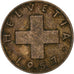 Szwajcaria, Rappen, 1957, Bern, Brązowy, EF(40-45), KM:46