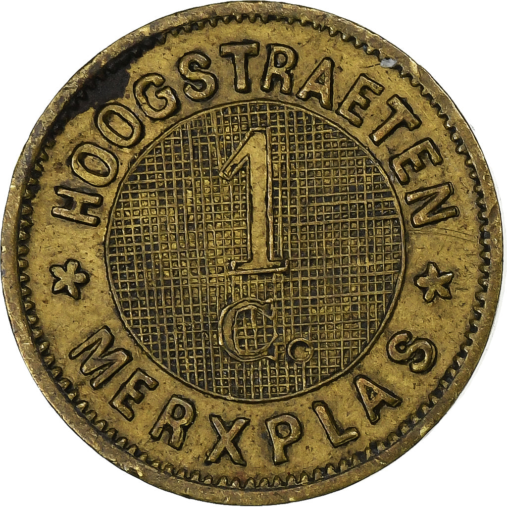 Bélgica, Cent, Hoogstraeten, 1886-1911, Cobre, MBC