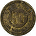 France, 50 Centimes, Lemaire, Brass, EF(40-45)