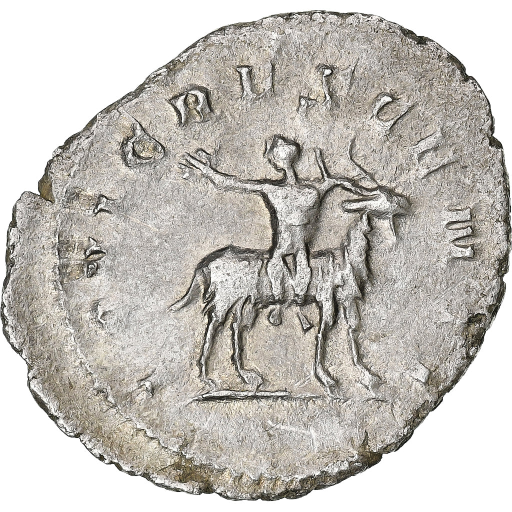 Valerian II, Antoninianus, 255, Lugdunum, Silver, VF(20-25), RIC:3