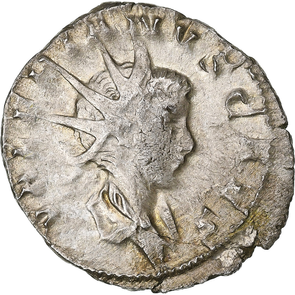Valerian II, Antoninianus, 255, Lugdunum, Silver, VF(20-25), RIC:3