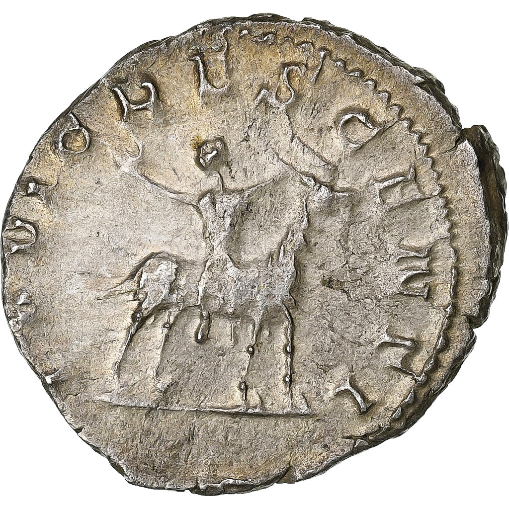 Valerian II, Antoninianus, 255, Lugdunum, Silver, VF(20-25), RIC:3