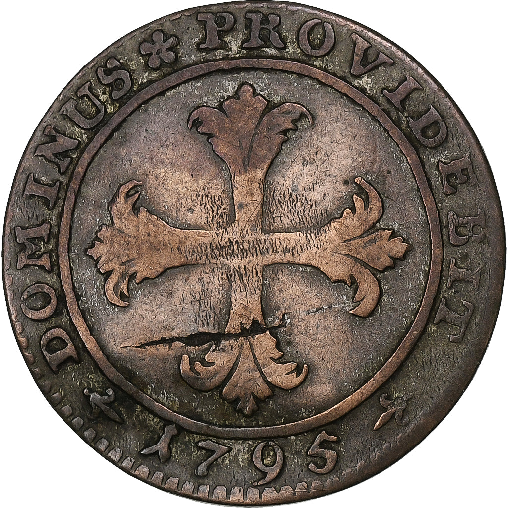 CANTONES SUIZOS, BERN, 4 Kreuzer, 1795, Vellón, BC+, KM:87