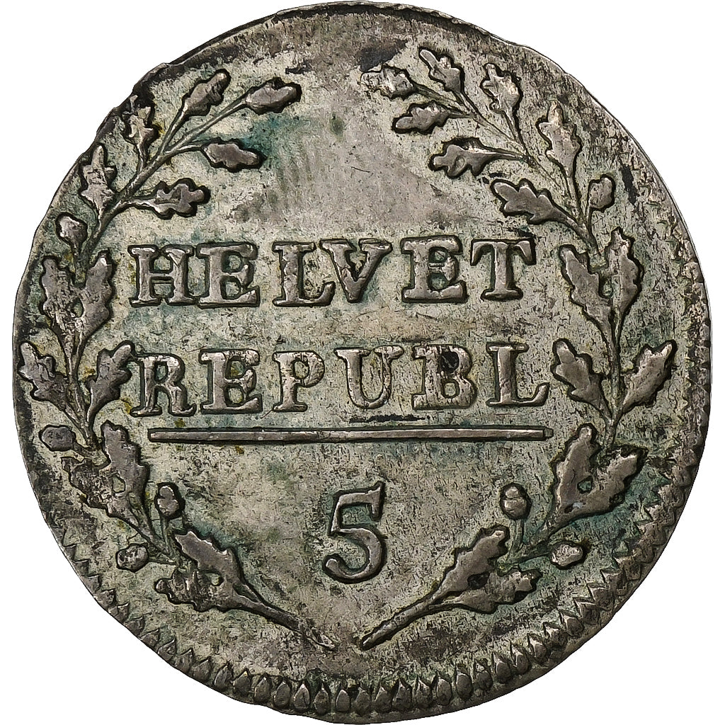 Suiza, 1/2 Batzen, 1799, Vellón, BC+, KM:A6