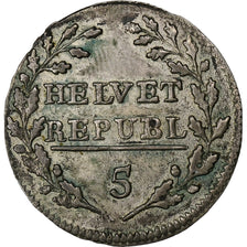 Switzerland, 1/2 Batzen, 1799, Billon, VF(20-25), KM:A6