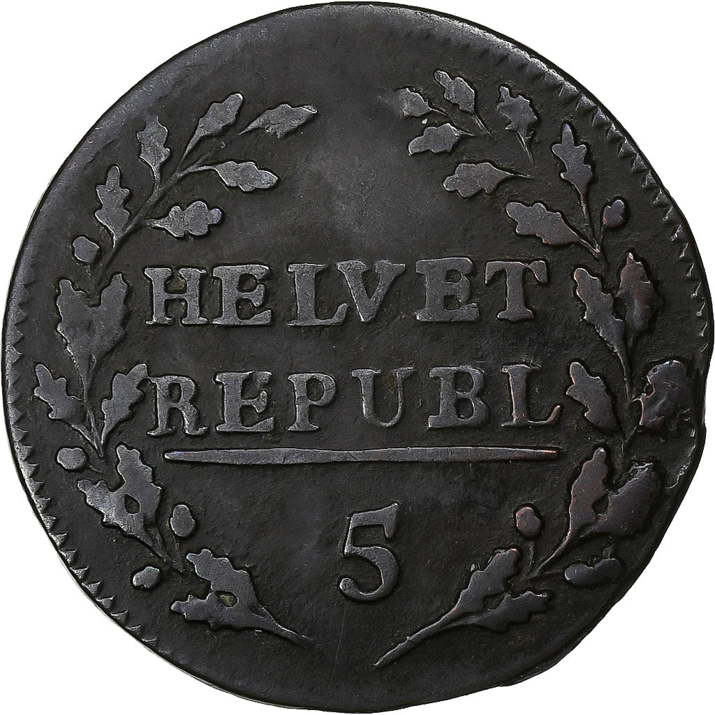 Switzerland, 1/2 Batzen, 1799, Billon, VF(20-25), KM:A6
