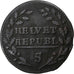 Switzerland, 1/2 Batzen, 1799, Billon, VF(20-25), KM:A6