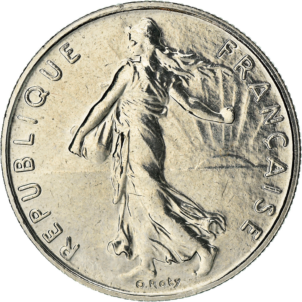 Coin, France, Semeuse, 1/2 Franc, 2001, Pessac, BU, MS(65-70), Nickel, KM:931.2
