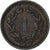 Suiza, Rappen, 1880, Bern, Bronce, MBC, KM:3