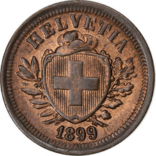 Suiza, Rappen, 1899, Bern, Bronce, MBC, KM:3