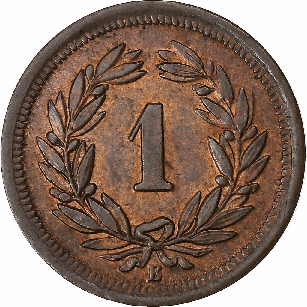 Suiza, Rappen, 1899, Bern, Bronce, MBC, KM:3