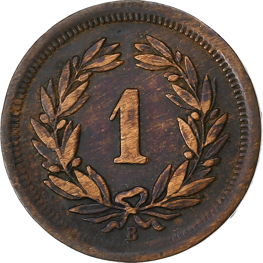 Suiza, Rappen, 1899, Bern, Bronce, BC+, KM:3