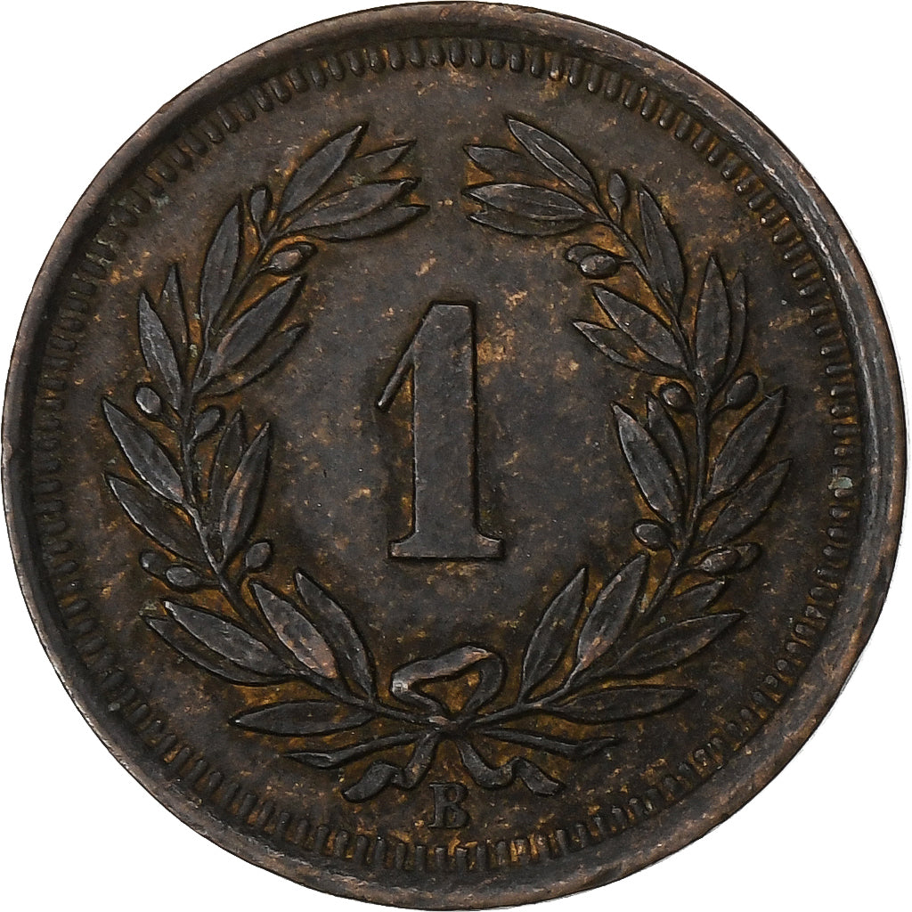 Suiza, Rappen, 1909, Bern, Bronce, BC+, KM:3