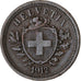 Suiza, Rappen, 1912, Bern, Bronce, MBC, KM:3