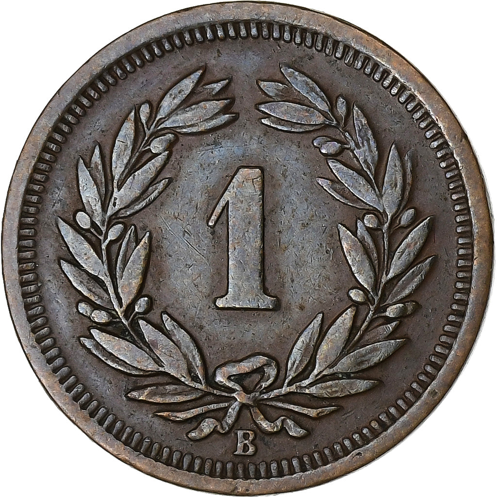 Suiza, Rappen, 1912, Bern, Bronce, MBC, KM:3