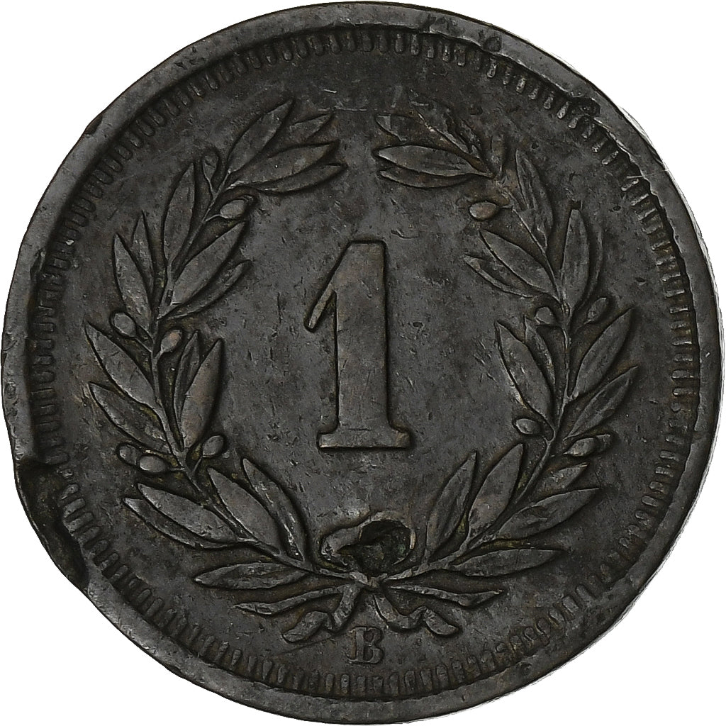 Suiza, Rappen, 1913, Bern, Bronce, BC+, KM:3