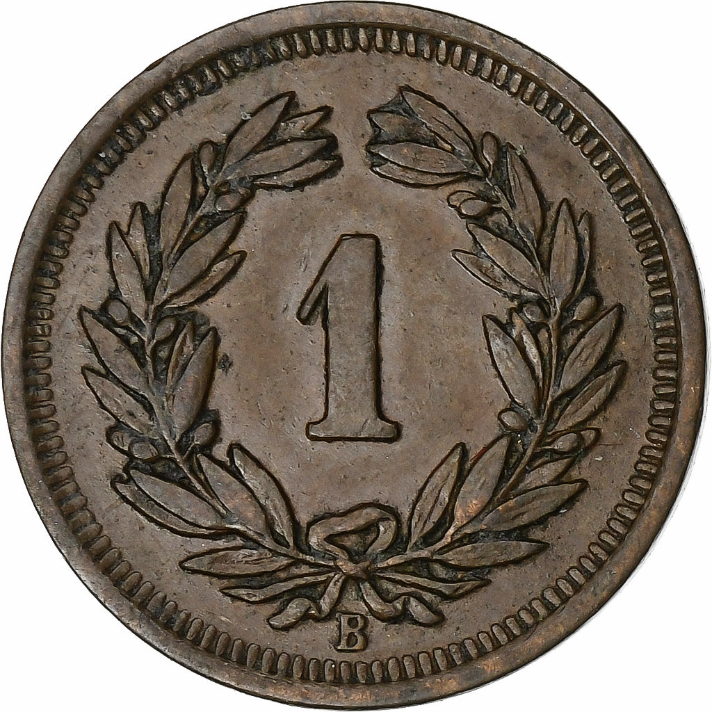 Suíça, Rappen, 1918, Bern, Bronze, EF(40-45), KM:3