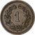 Suiza, Rappen, 1918, Bern, Bronce, MBC, KM:3