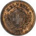 Suiza, Rappen, 1928, Bern, Bronce, BC+, KM:3