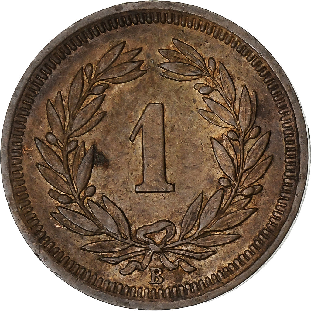 Suiza, Rappen, 1932, Bern, Bronce, BC+, KM:3