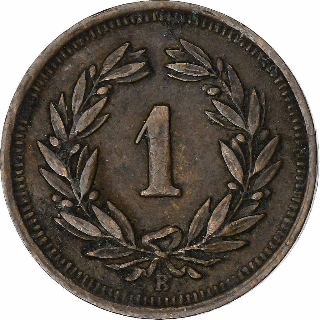Suiza, Rappen, 1933, Bern, Bronce, BC+, KM:3