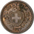 Suiza, Rappen, 1937, Bern, Bronce, MBC, KM:3