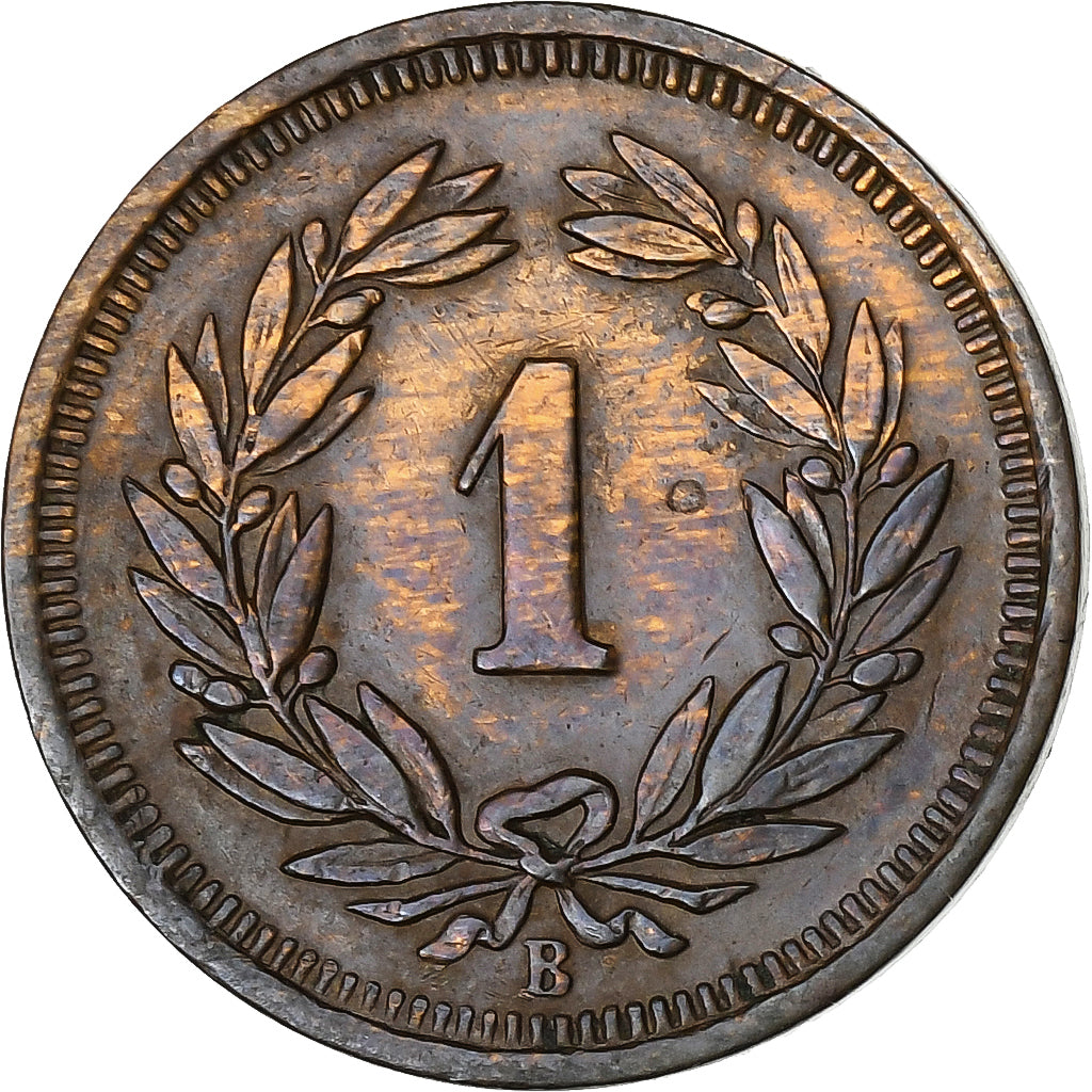 Suiza, Rappen, 1937, Bern, Bronce, MBC, KM:3