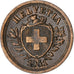 Suiza, Rappen, 1941, Bern, Bronce, MBC, KM:3