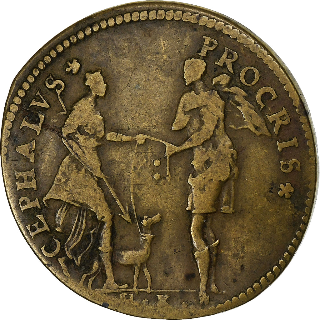 German States, Nuremberg token, Brass, VF(20-25)