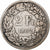 Switzerland, 2 Francs, 1862, Bern, Silver, VF(20-25)