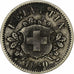 Switzerland, 10 Rappen, 1850, Strasbourg, Billon, VF(30-35), KM:6