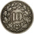 Suiza, 10 Rappen, 1876, Bern, Vellón, MBC, KM:6