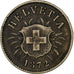 Svizzera, 5 Rappen, 1872, Bern, Biglione, BB, KM:5