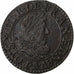 Frankrijk, Louis XIII, Double Tournois, 1628, Paris, Koper, FR, Gadoury:9a